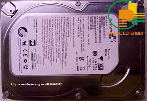 Cứu dữ liệu ổ cứng bị ngập vô nước