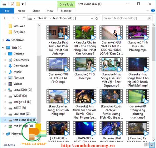 Phục hồi dữ liệu ổ đĩa cứng sector to sector