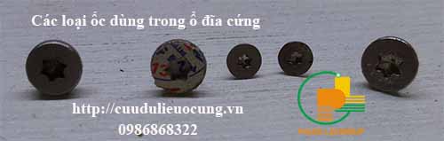 Các loại ốc hình sao dùng trong ổ đĩa cứng