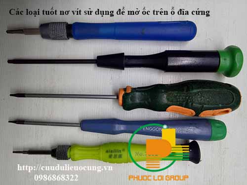 Bộ tuốt nơ vít dùng để mở ổ đĩa cứng
