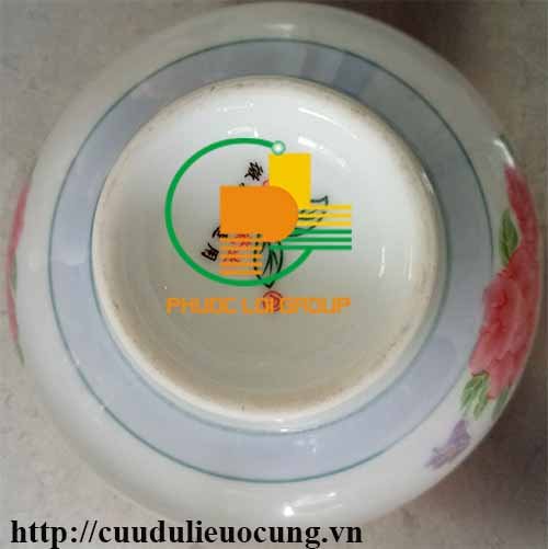 Chén bằng gốm sứ phục vụ công tác sơ cấp cứu ổ cứng bị vô nước