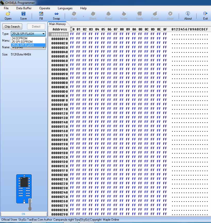 phần mềm nạp rom CH341