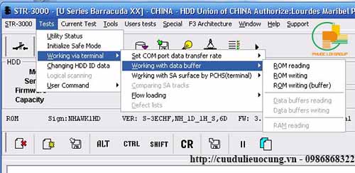 Các tính năng của tool sửa chữa ổ cứng Seagate